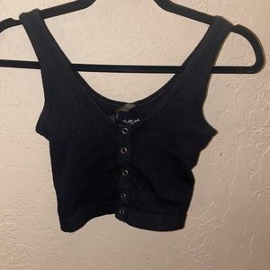 Urban Outfitters Out From Under Black Crop Top
